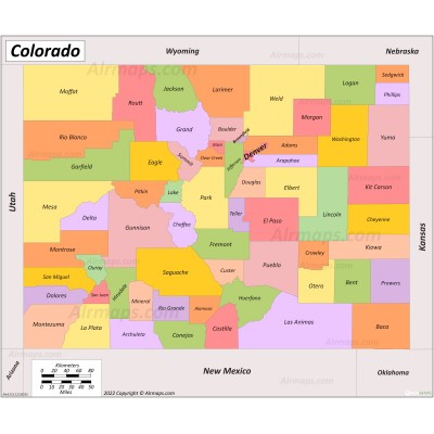 Colorado County Map