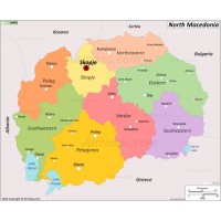 North Macedonia Maps