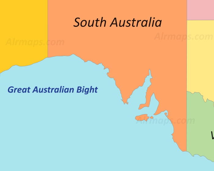 Buy Digital Map Of States And Territories Of Australia